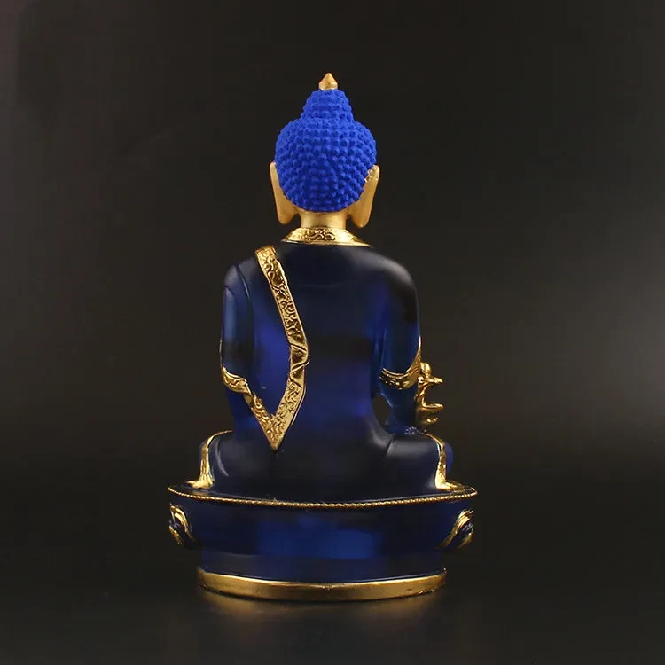 Imitation glass pharmacist Buddha statue