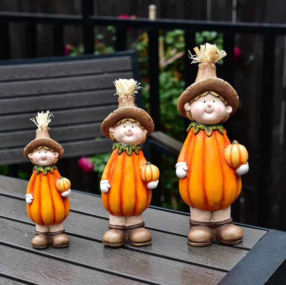Creative Cute Cartoon Pumpkin Ceramic Crafts Harvest Festival