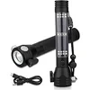 9-In-1 Solar Power Multi-Function Tactical Flashlight