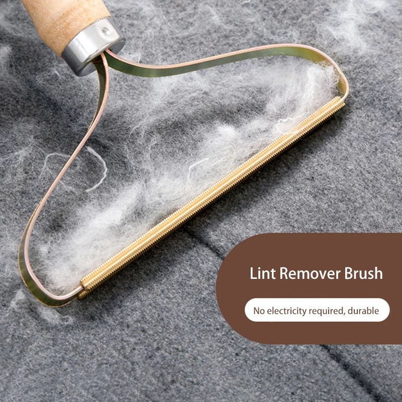 Portable Manual Lint Remover Brush  Pet Hair, Fabric Shaver, and Fuzz Cleaner for Sofa, Clothes, and More