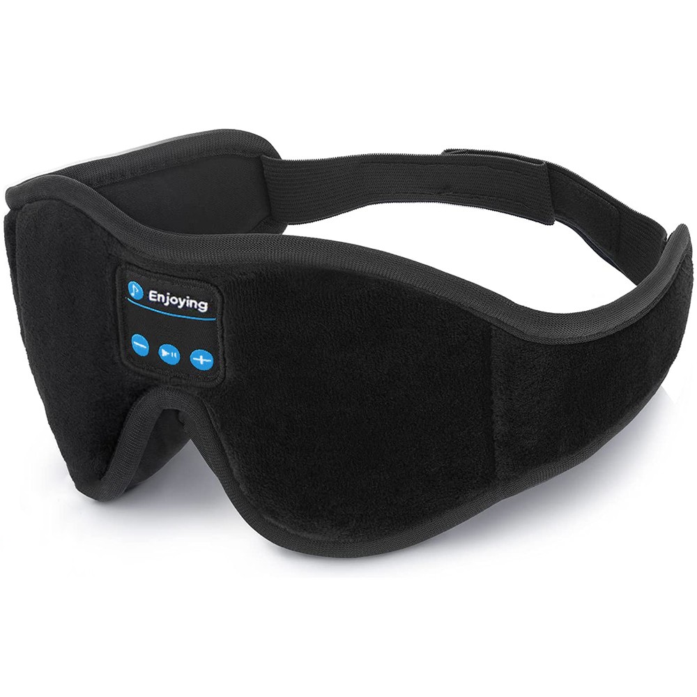 Bluetooth 3D Sleep Eye Mask with HD Speakers - Relaxation & Sleep Aid for Travel & Home