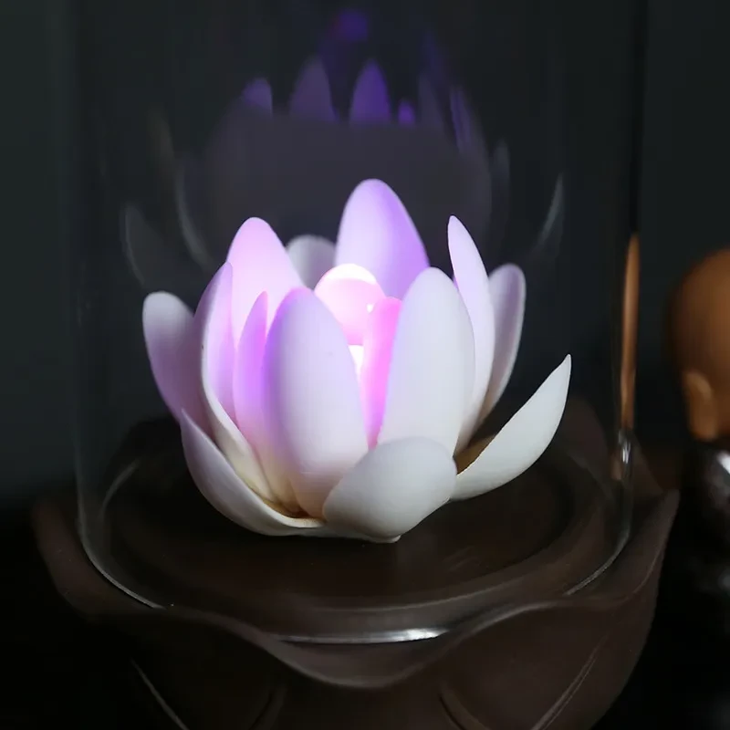 LED Lamp Backflow Incense Burner Home Decoration Ornaments
