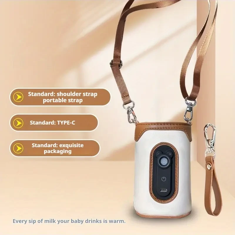 Portable Baby Milk Warmer Sleeve with Adjustable Temperature