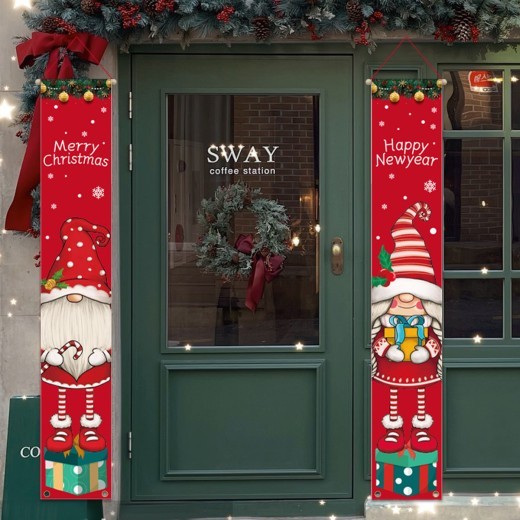 Christmas Decorations Couple Faceless Doll Pillow Gift Couplet