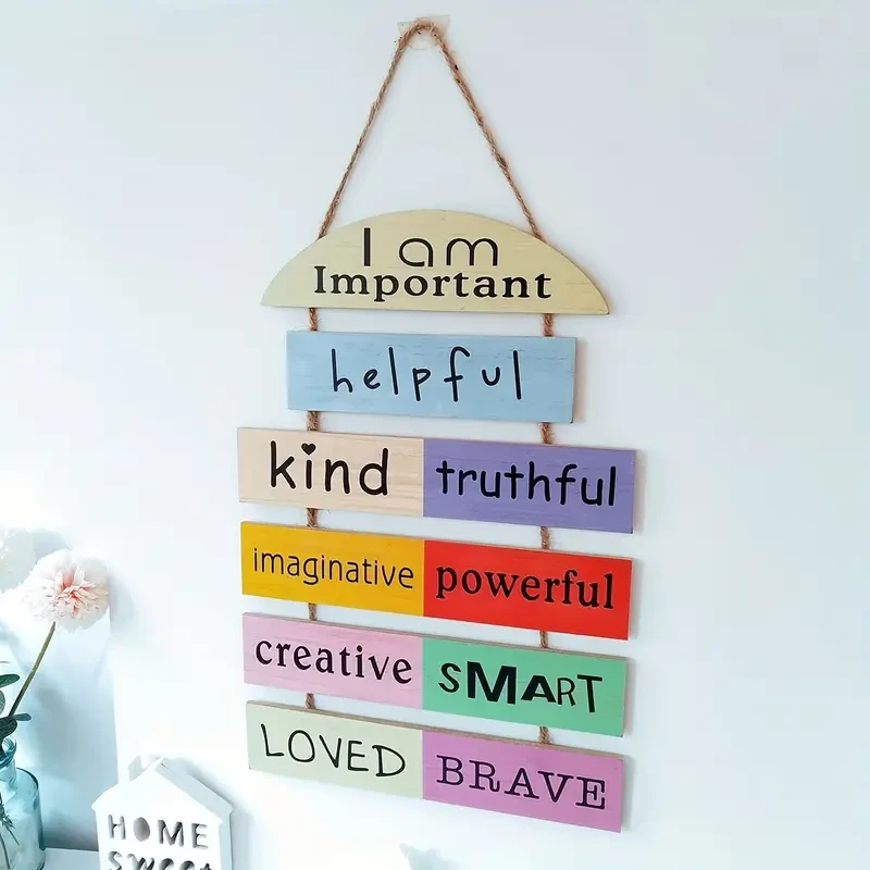 1pc Decorative Signage In English