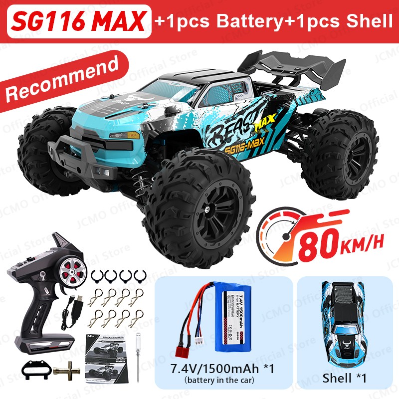 ZLL SG116 MAX RC Car - Brushless 4WD Professional Racing Car