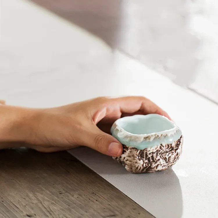 Stoneware Retro Master Ceramic Imitation Stone Tea Cup