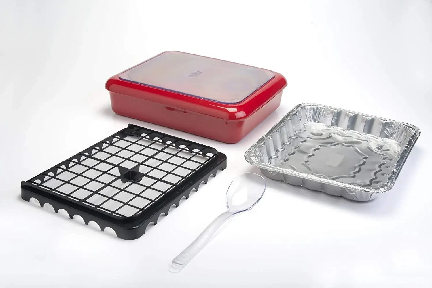 Portable casserole cutlery storage box