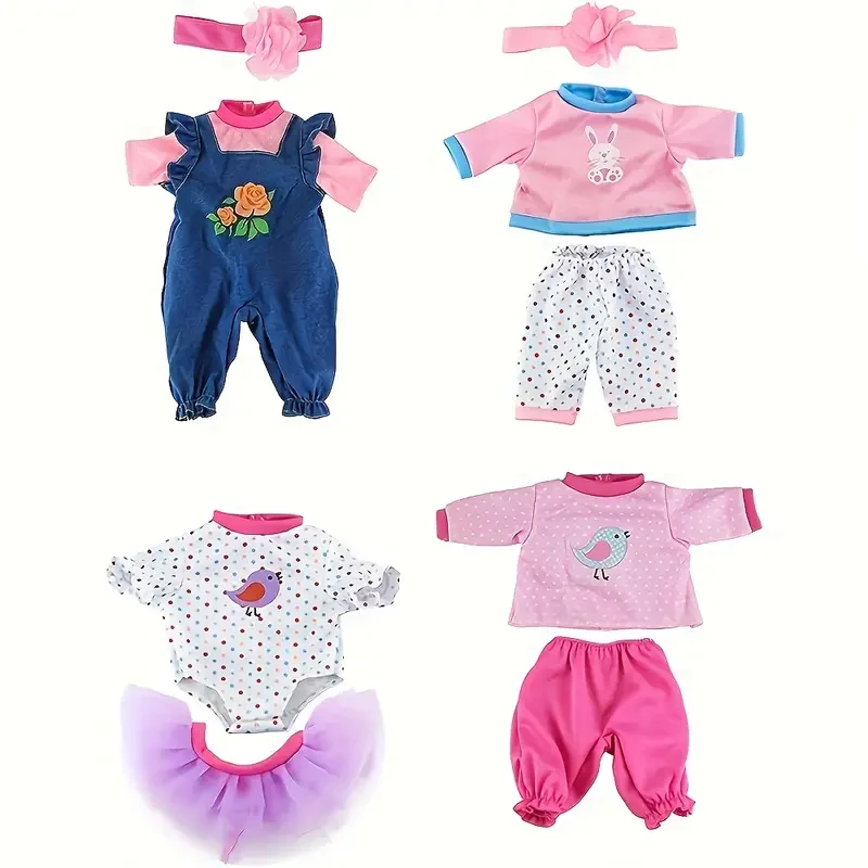 Newborn Doll Clothes Set for 14-18 Inch Dolls