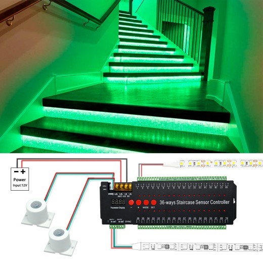 Stair Controller Stair Sensor Controller Light Bar Step Controller