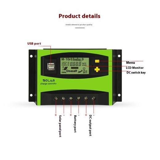 Solar Controller 12v24v20A-60A Photovoltaic Panel Controller