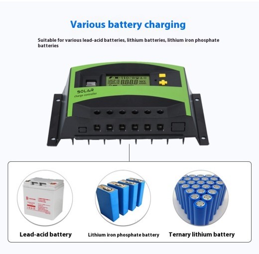 Solar Controller 12v24v20A-60A Photovoltaic Panel Controller