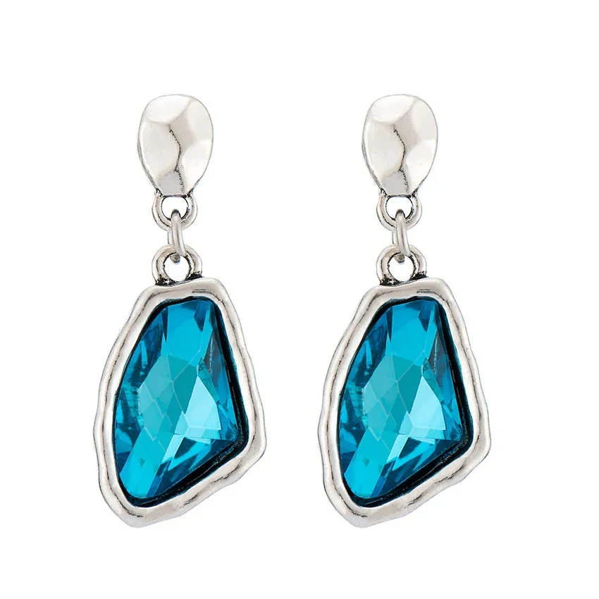 Spanish Personality Irregular Crystal Earrings