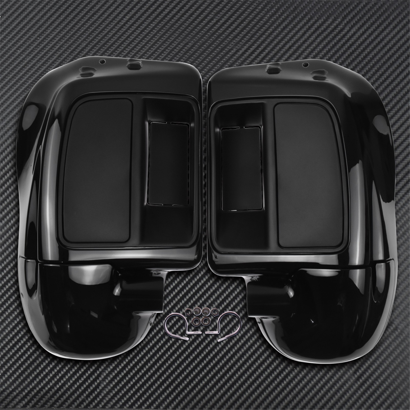 Double Lamp Refitted Leg Guard, Side Box And Bar For Wind Protection