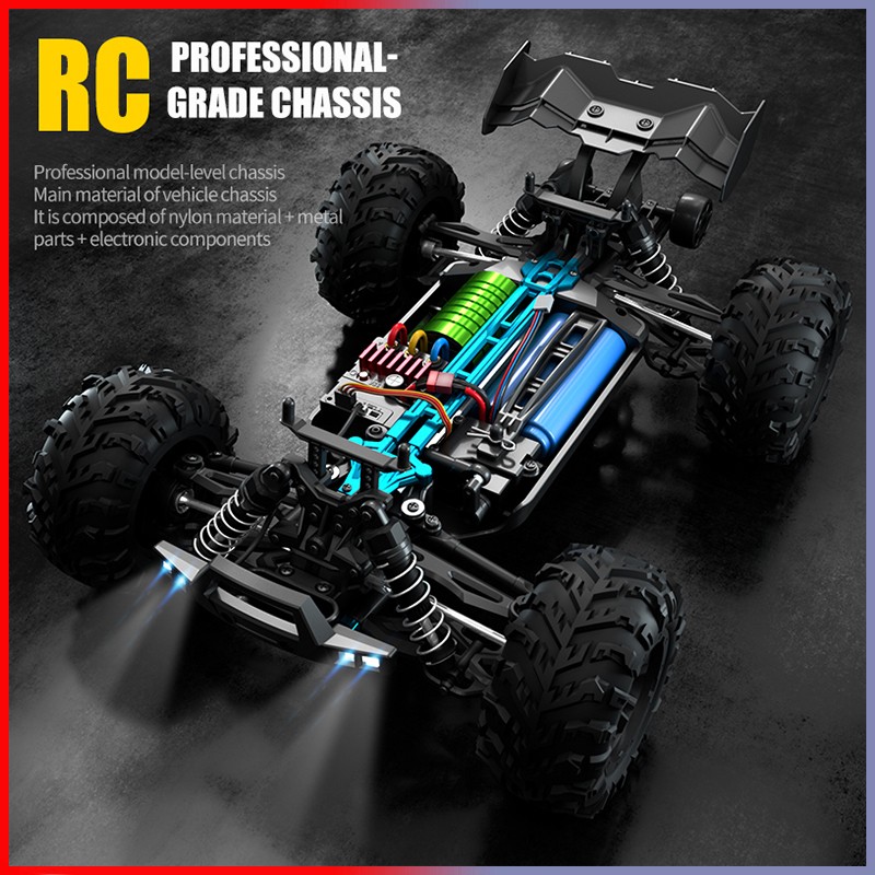 Off-Road 4x4 RC Car - High Speed 70KM/H Brushless 4WD Monster Truck