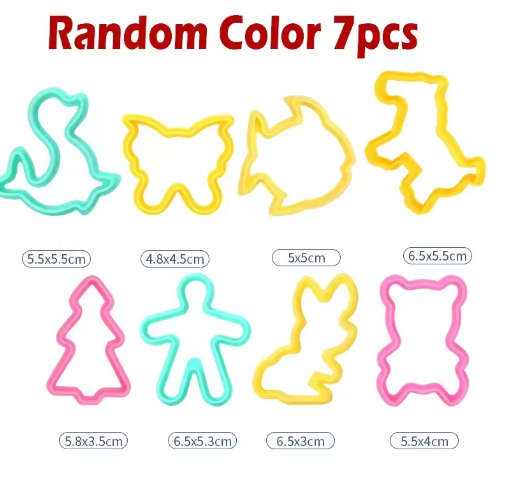 Creative 3D Plasticine Mold Modeling Clay Accessories DIY Play Dough Noodle Tool Kit Plastic Set Knife Mold Kids Educational Toy