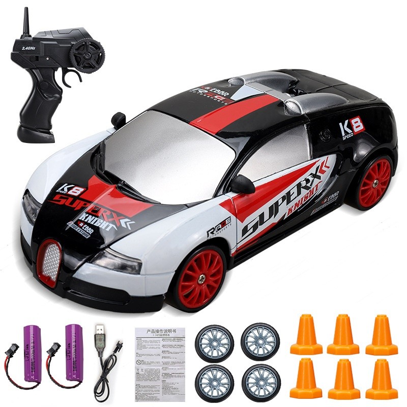1:24 High-Speed RC Car - Mini Electric Drift Racing Car