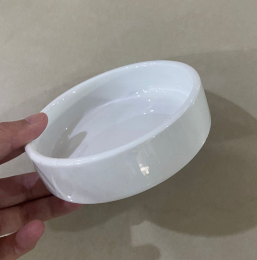 Ceramic Cat Bowl Double Bowl Cat Bowl Ceramic Pet Drinking Bowl Rice Bowl