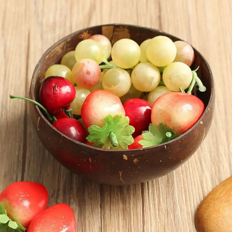 Vintage Natural Coconut Shell Bowl