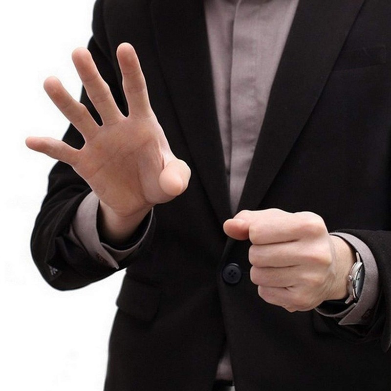 New Magic Trick Thumb Rubber  Close Up Vanishing & Appearing Finger Stage Magician Props