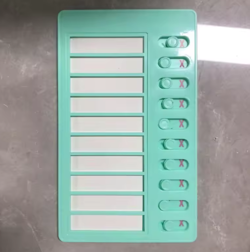 Reusable Chore Chart Planning Board Portable Memo Checklist Board for Kids Detachable Plastic Daily Task Schedule Reminder Chart