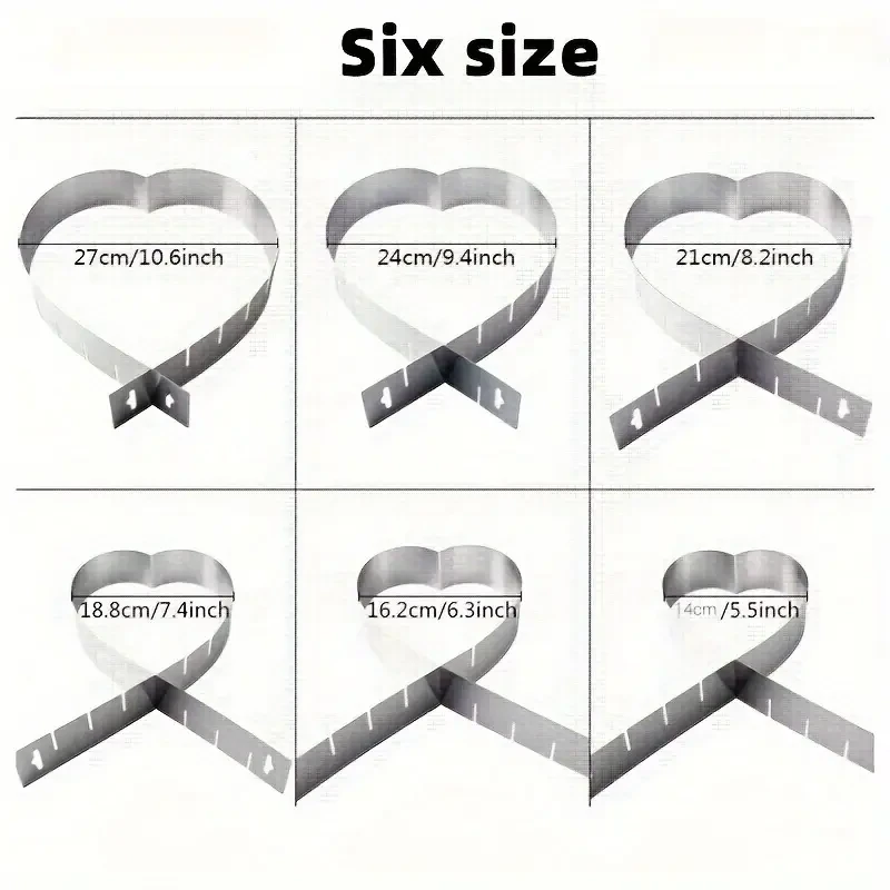 Versatile Heart-Shaped Cake Mold