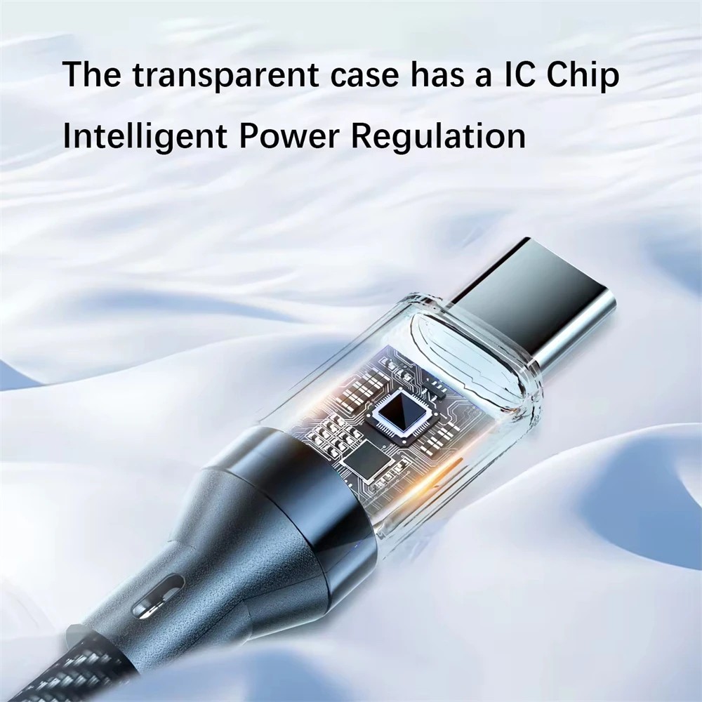 NNBILI 120W LED Digital Display Quick Charge USB Type-C Cable