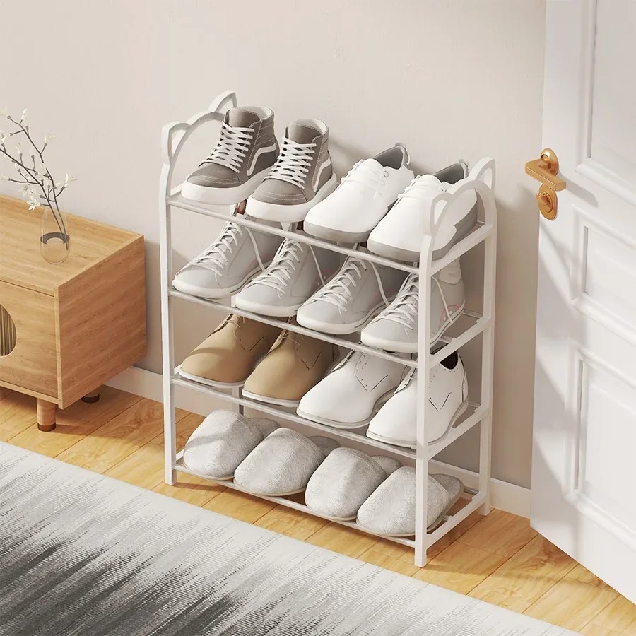 4-Layer Household Storage Rack  Simple Shoe Cabinet