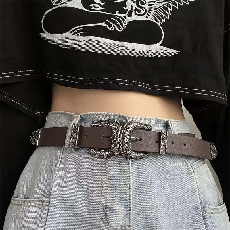 Women's Belt Fashion European And American Style Three-piece Set