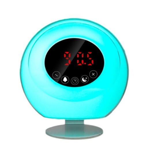 Music Card Wake-Up Device Led7 Color Bedside Lamp