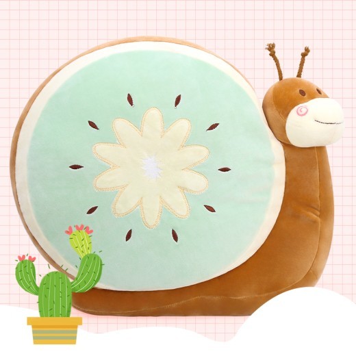 Cushion Doll Girl Sleeping On Bed Holding Birthday Gift