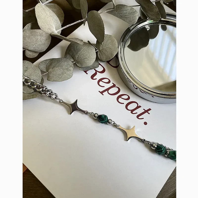 Mangxing Spliced Advanced Natural Stone Necklace For Men And Women