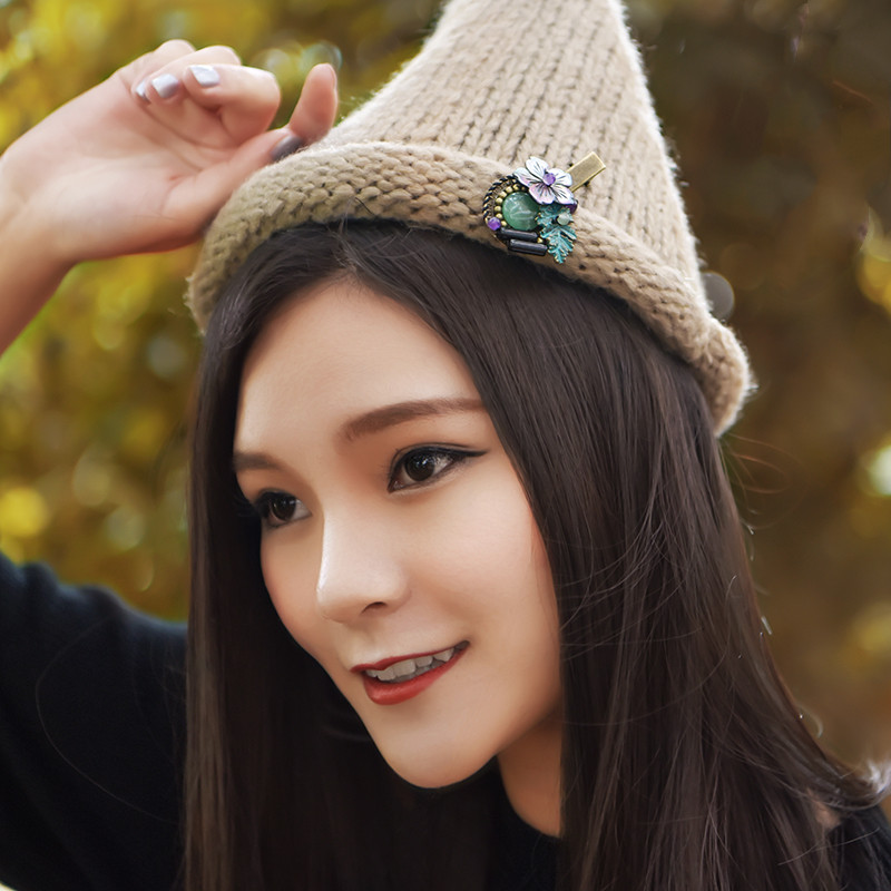 Retro Fashion Accessories Shell Flowers