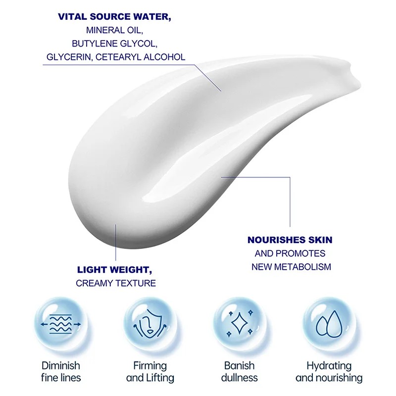 Neck Lift Cream - Lightens Fine Lines, Brightens, Firms, and Nourishes