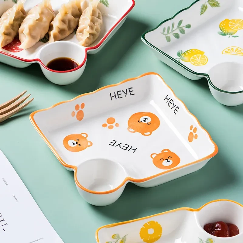 Japanese Tableware Plate Household Dumpling Dish