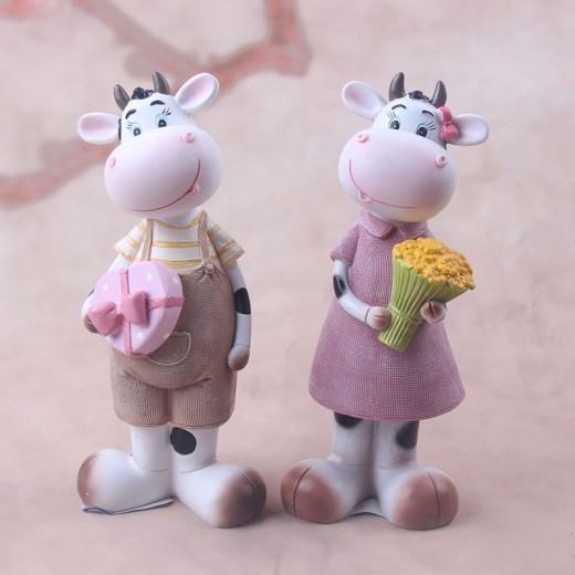 Cow Decoration Office Desktop Creative Souvenirs