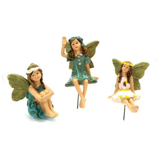 Flower Fairy Plug-in Set Garden Micro Landscape Ornament Decoration