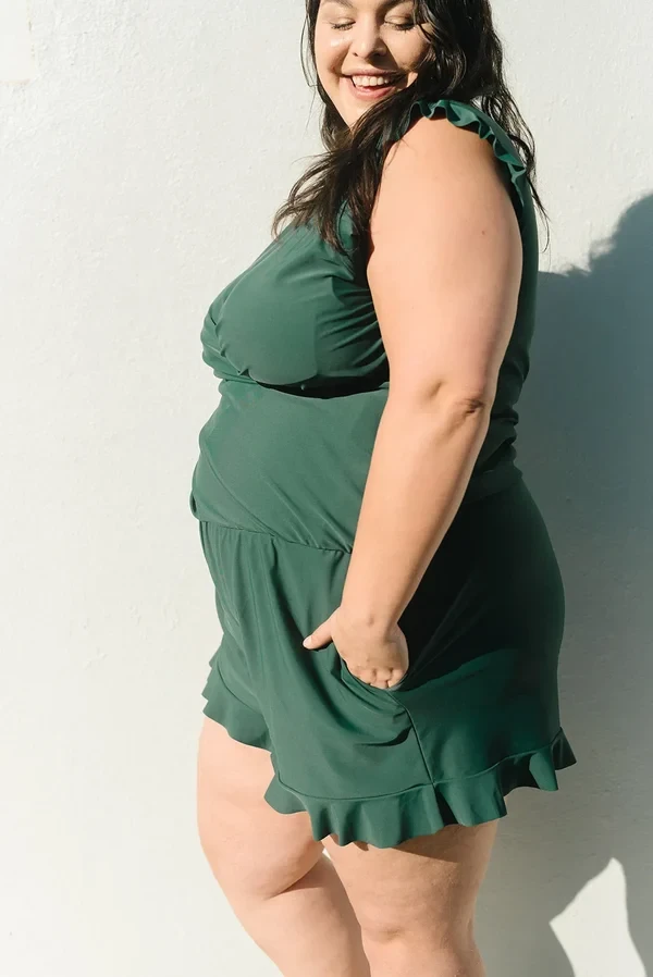 Swim Romper Built-in Bra (For All Girls!)