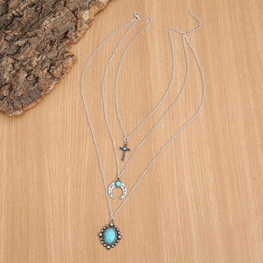 Fashion Simple Alloy Multi-layer Necklace