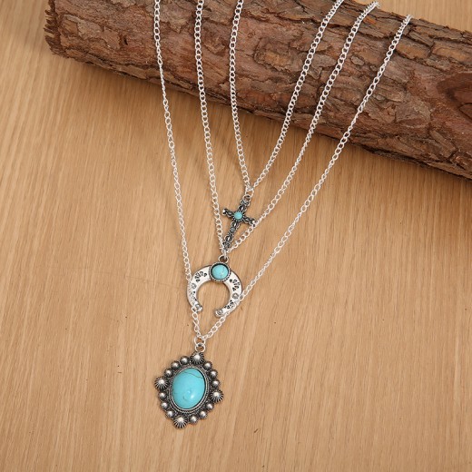 Fashion Simple Alloy Multi-layer Necklace