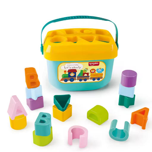 Infant and toddler toy puzzle early education graphic color cognitive matching box