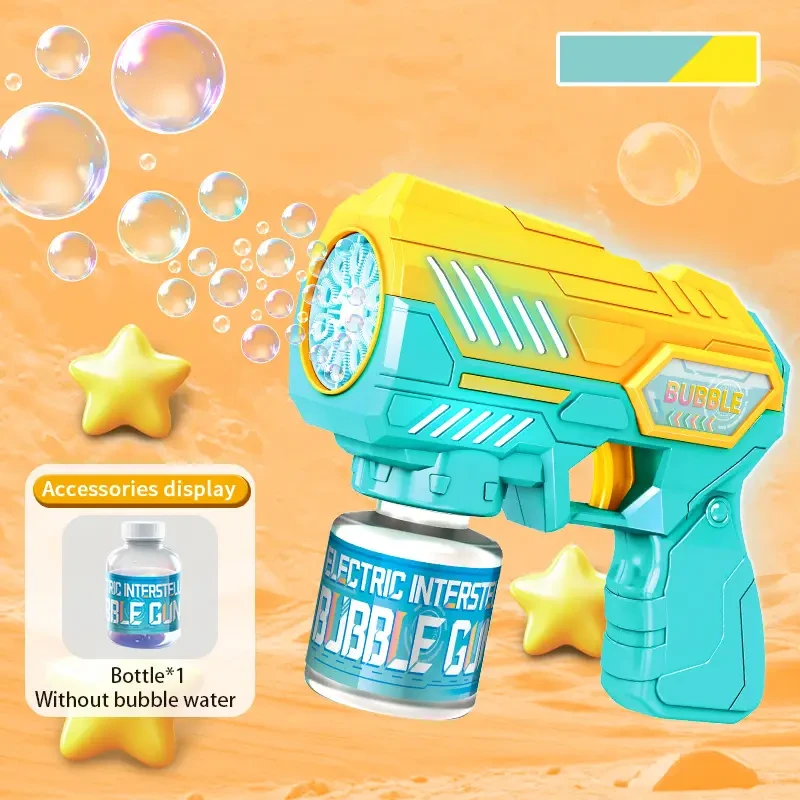 Electric Interstellar Bubble Gun with Light