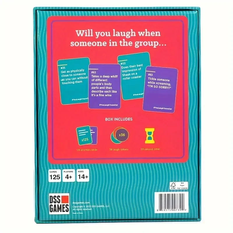 Family Party Parent-Youngsters Board Game Card