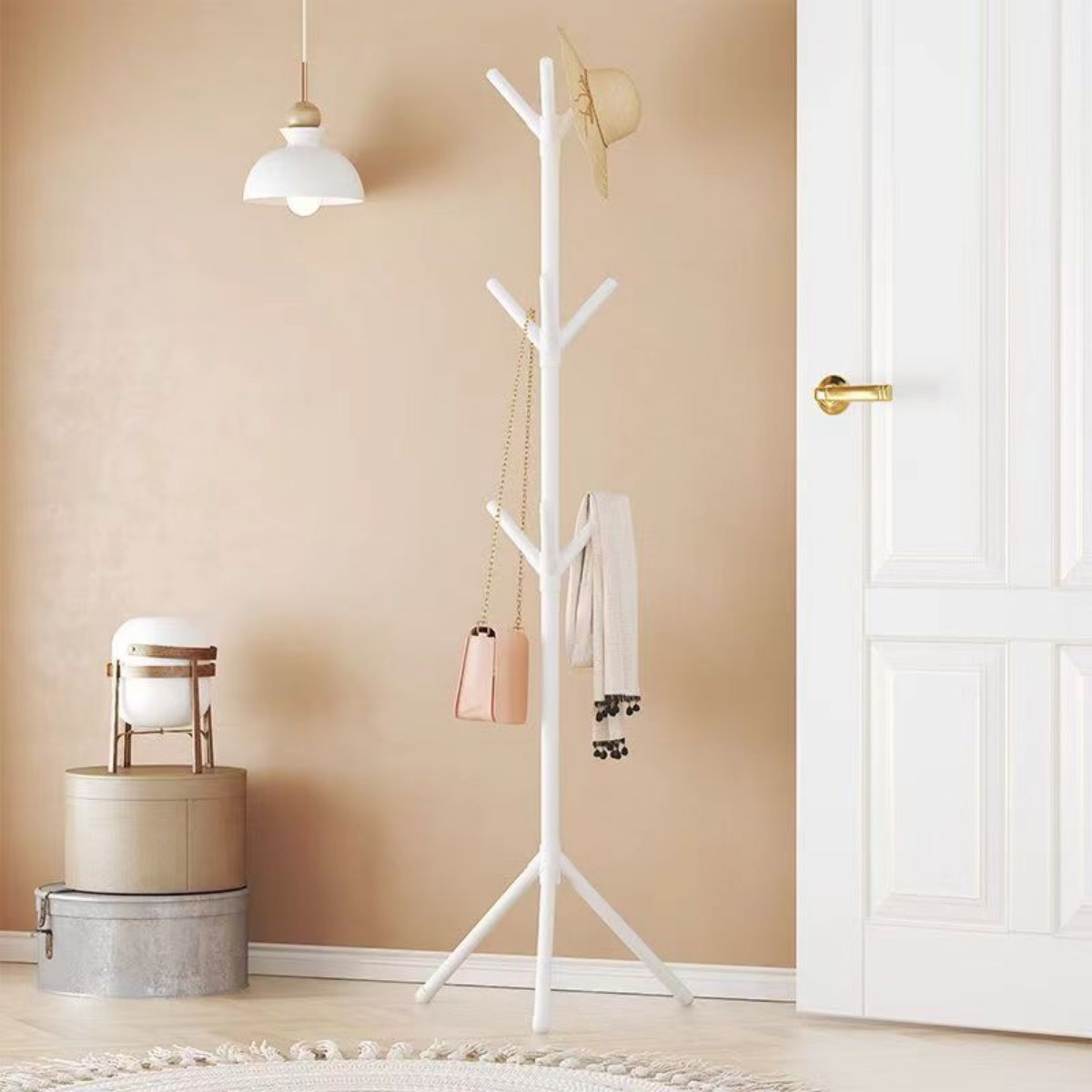 Clothes and Hats Rack  Vertical Tree Branch Shape Holder