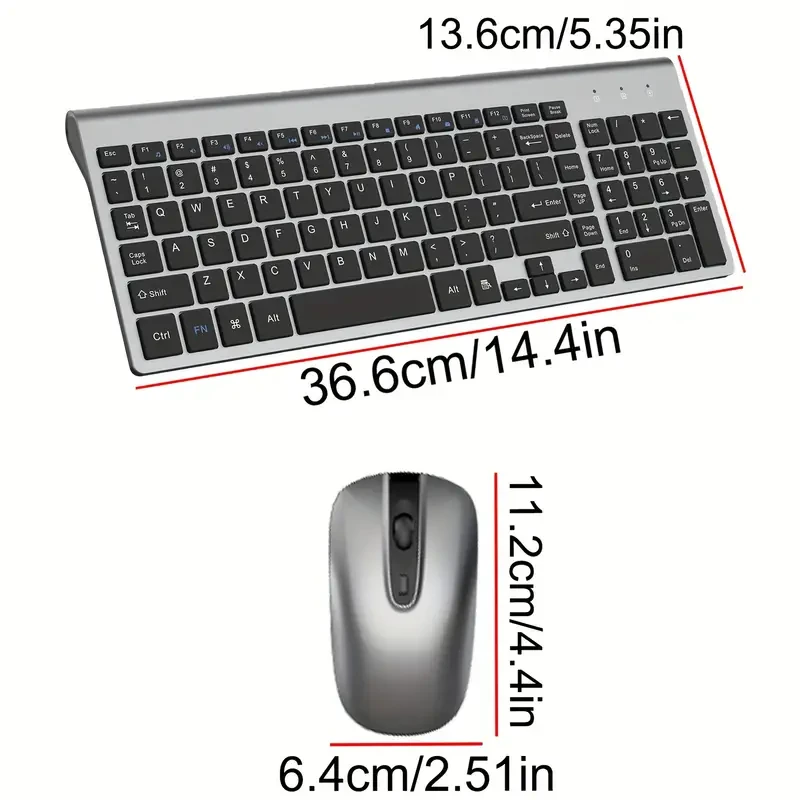 cimetech EasyTyping KF10 Wireless Keyboard and Mouse Combo