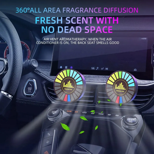 Led Music Sound Control Pickup Light Rhythm Lamp RGB Car Ambient Light Adjustabl Automotivo Strip For Automobiles Family Party