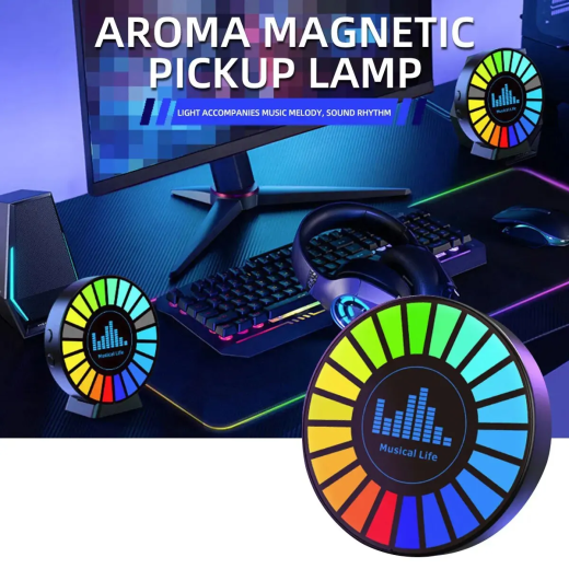 Led Music Sound Control Pickup Light Rhythm Lamp RGB Car Ambient Light Adjustabl Automotivo Strip For Automobiles Family Party