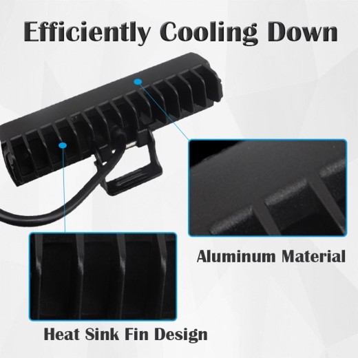 LED Strip Work Light In A Straight Line Shape