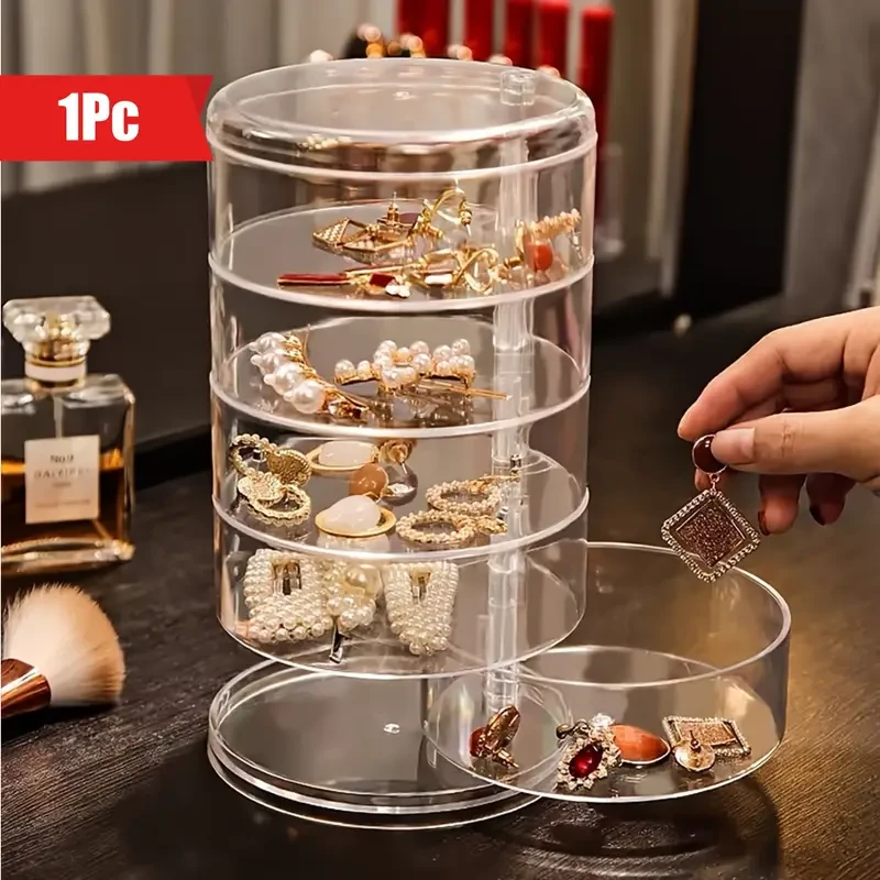 Rotatable Acrylic Jewelry Organizer
