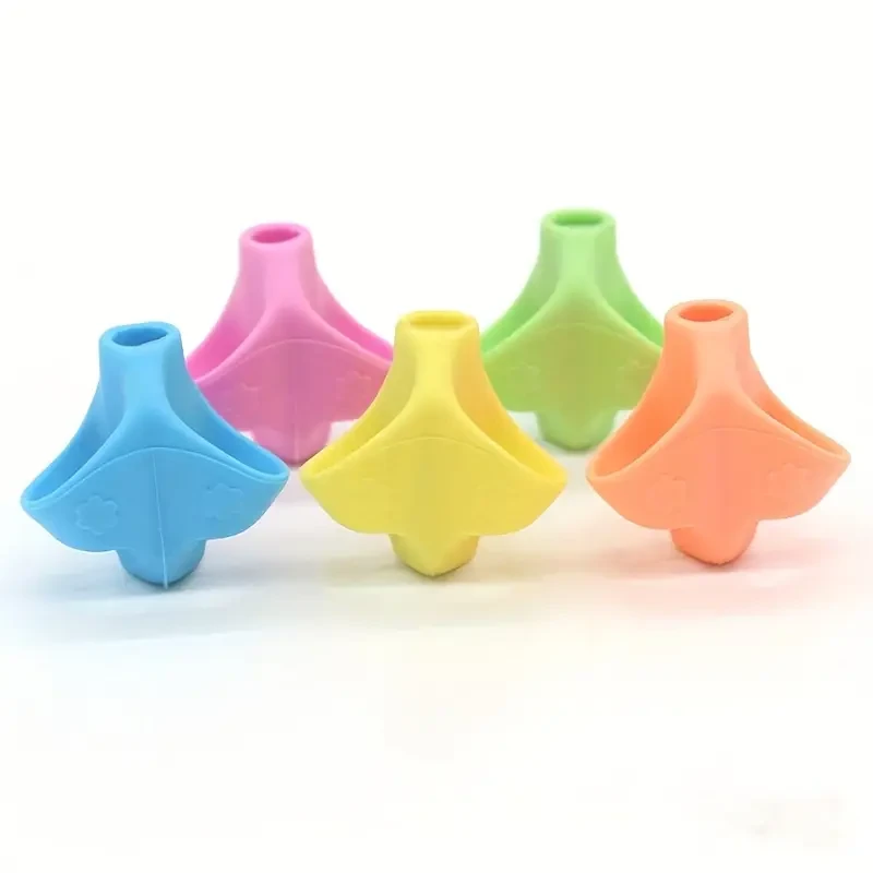 5pcs Student Grip Pen Corrector Set Elementary School Students